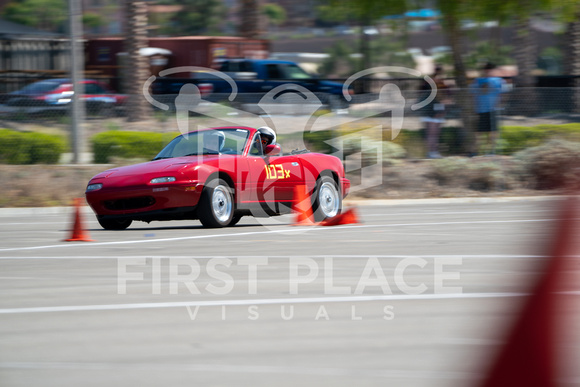 SCCA San Diego Region Solos Auto Cross Event - Lake Elsinore - Autosport Photography (718)