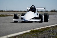 White Formula Car
