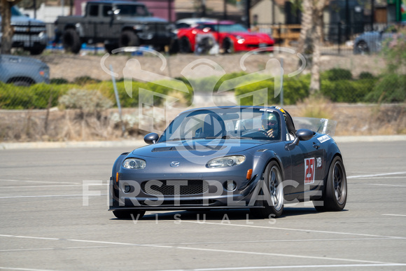 SCCA San Diego Region Solos Auto Cross Event - Lake Elsinore - Autosport Photography (1986)