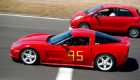 95 Red Corvette