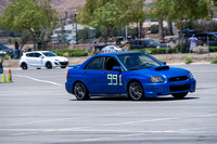 991 Blue Subaru